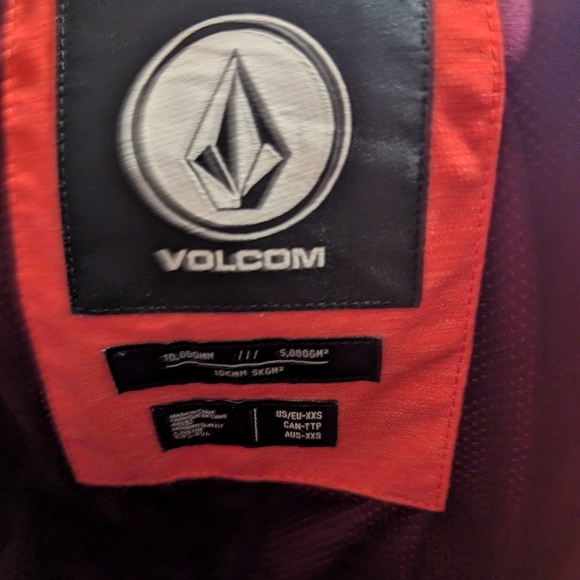 Volcom ,Coral Pink, Snowboarding Pants, Xxs - Picture 3 of 4